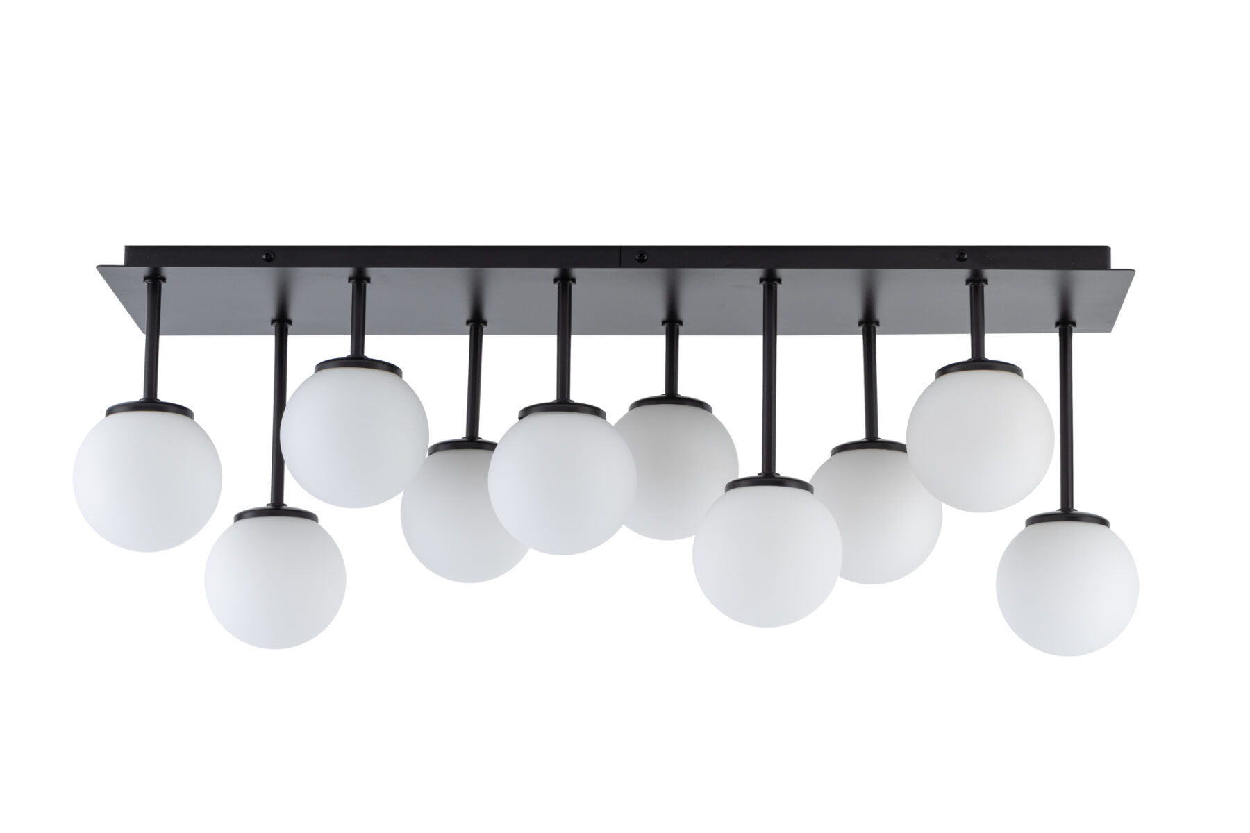Lampa sufitowa TULIA 10 biało-czarna