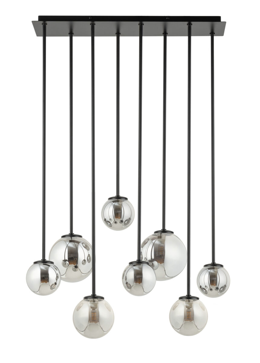 Lampa wisząca TULIA 8 szara
