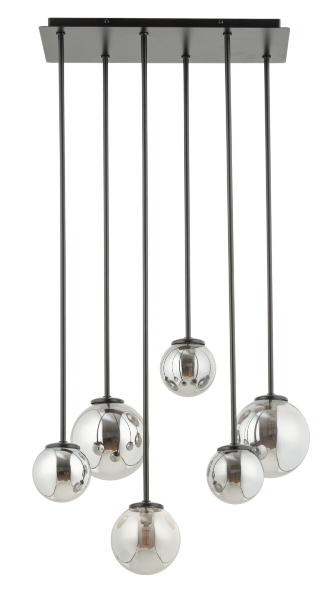 Lampa wisząca TULIA 6 szara