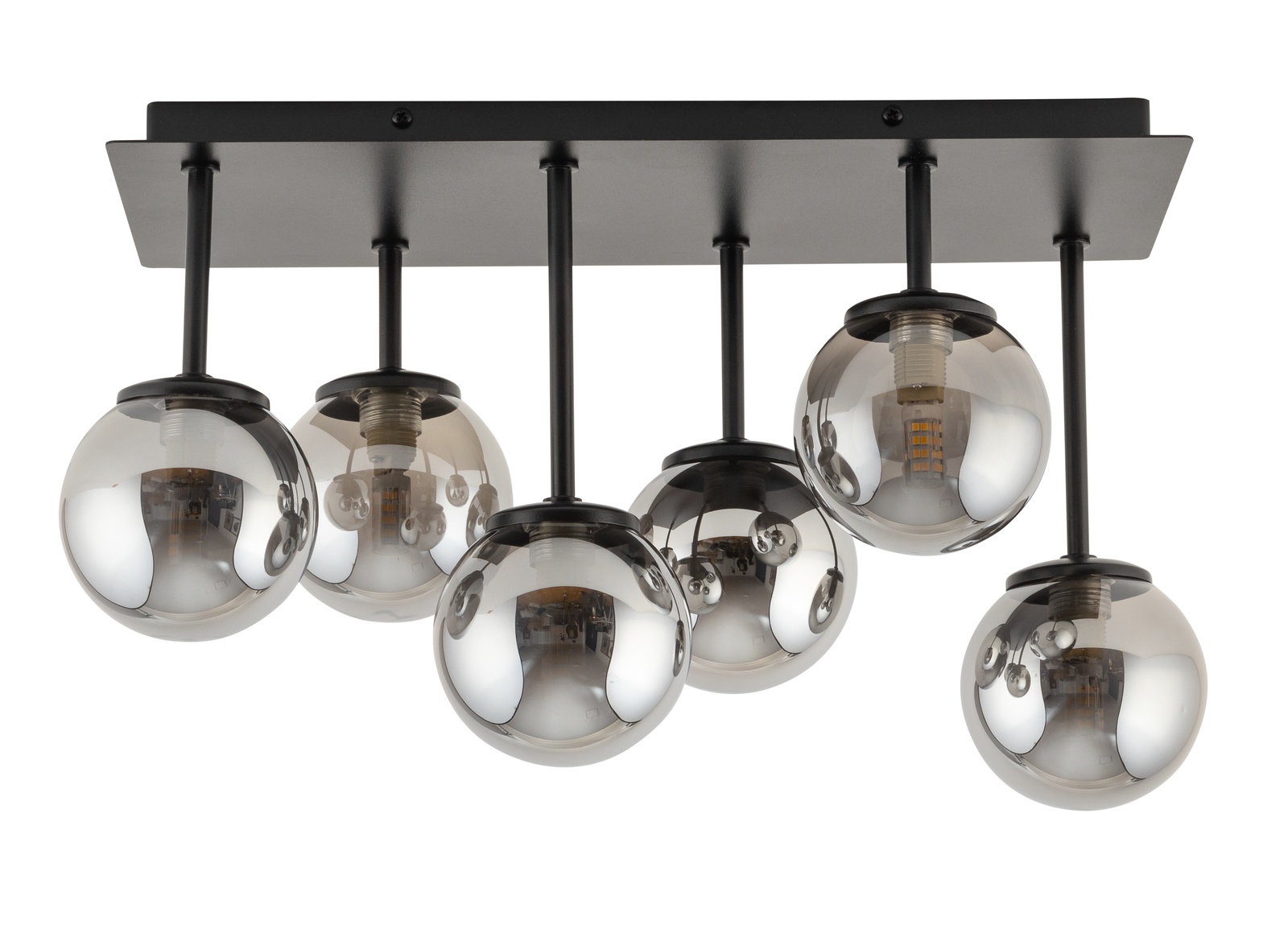 Lampa sufitowa TULIA 6 szara