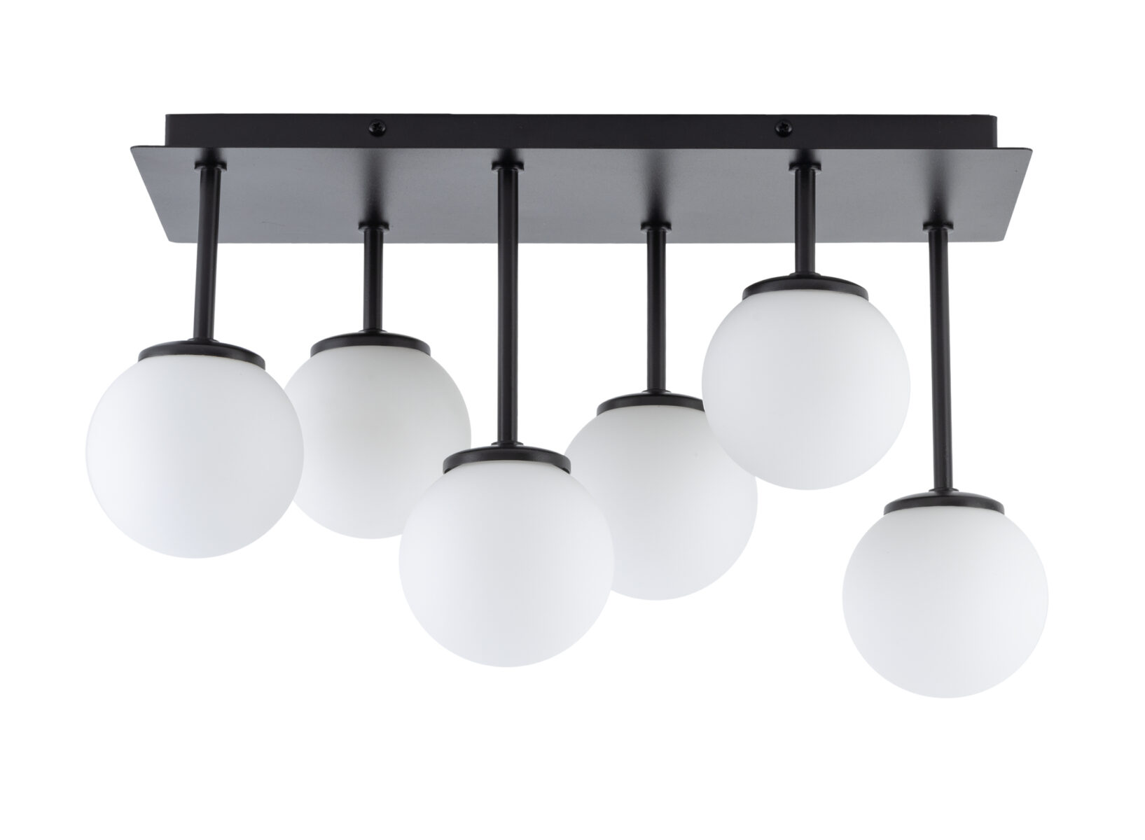 Lampa sufitowa TULIA 6 biało-czarna