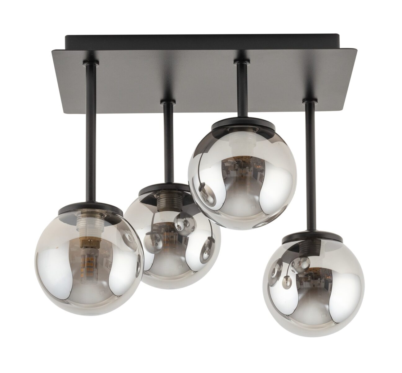 Lampa sufitowa TULIA 4 szara