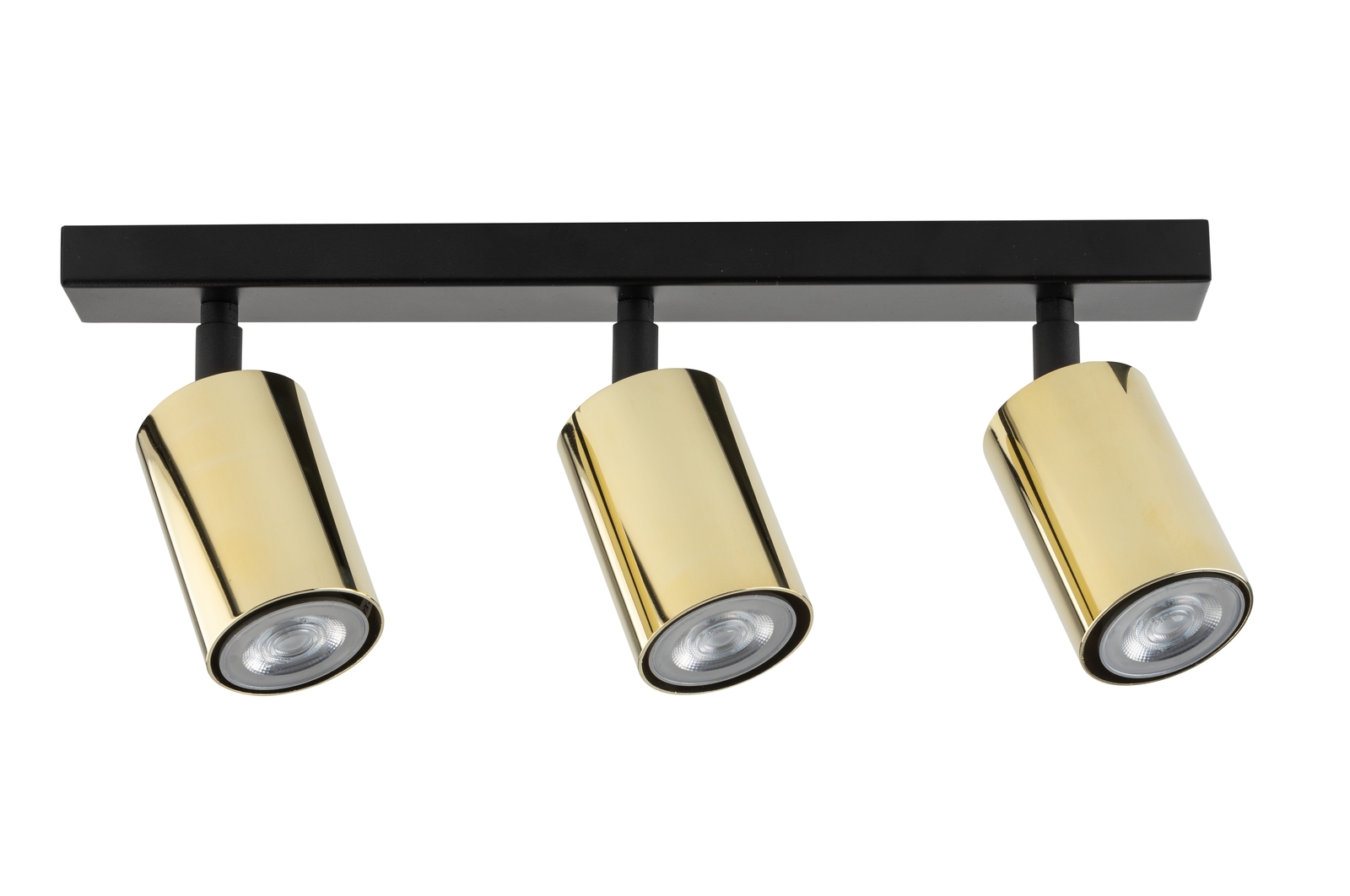 Lampa sufitowa ZOOM 3 czarny mosiądzowany