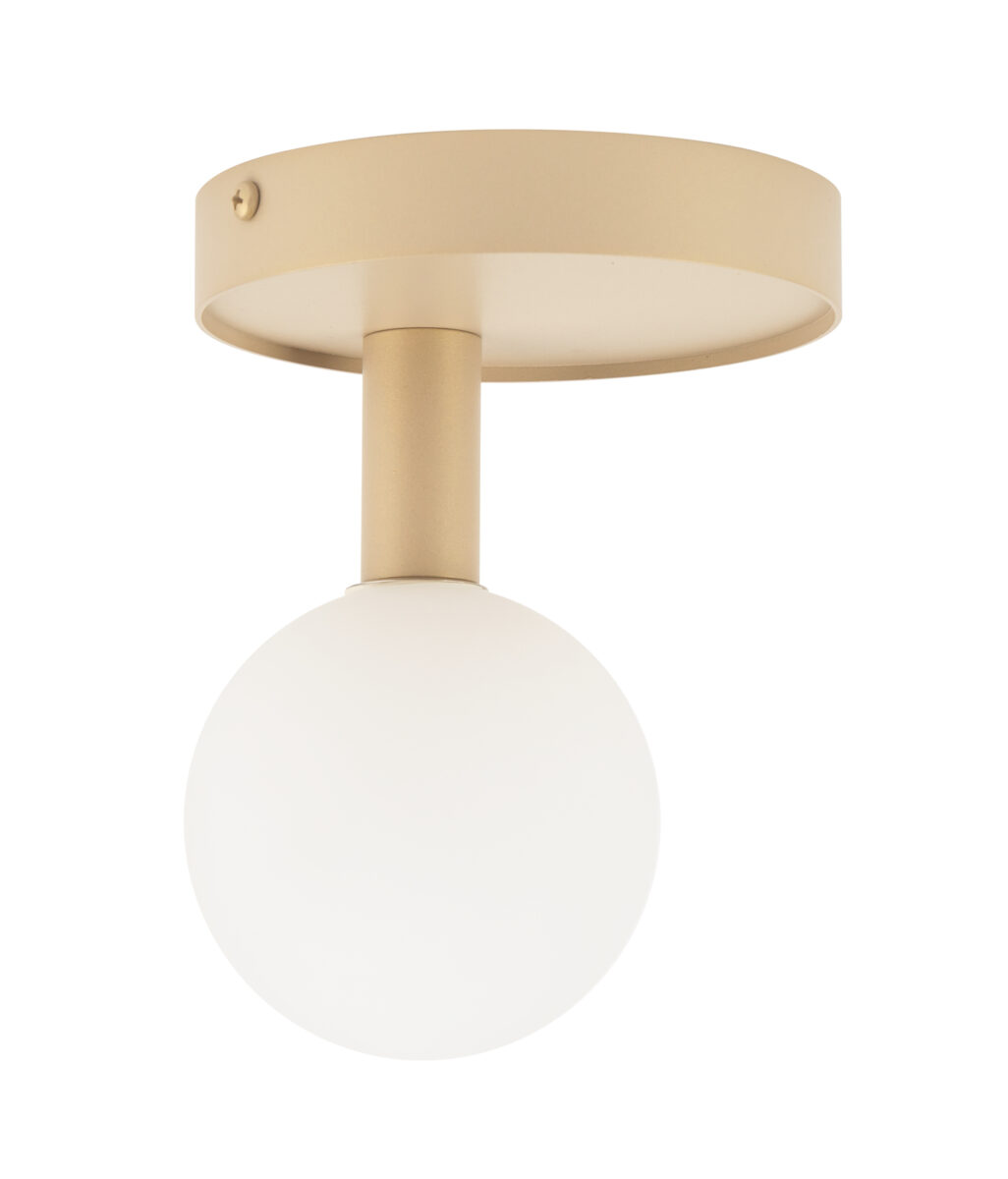 Lampa sufitowa PERLA 1 biało-złota Lampa sufitowa PERLA 1 biało-złota