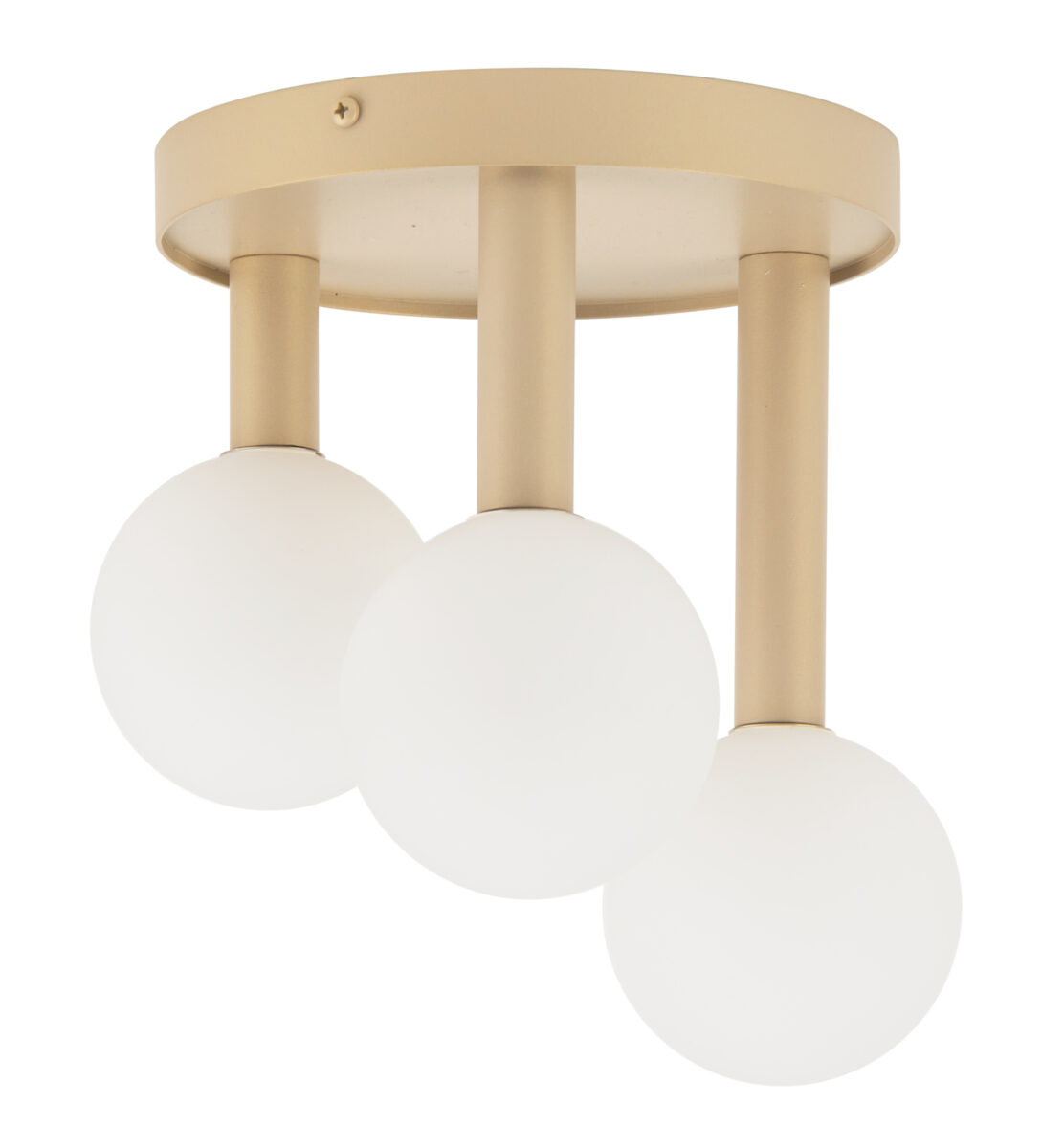 Lampa sufitowa PERLA 3 biało-złota Lampa sufitowa PERLA 3 biało-złota