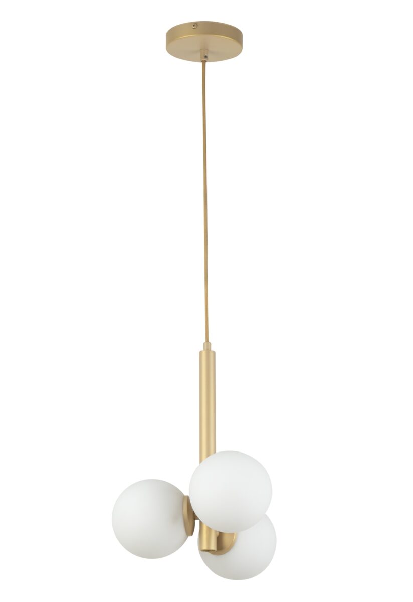 Lampa wisząca PERLA 3 złota Lampa wisząca PERLA 3 złota