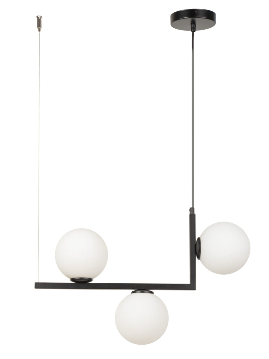 Lampa wisząca ANDY biało-czarna Lampa wisząca ANDY biało-czarna