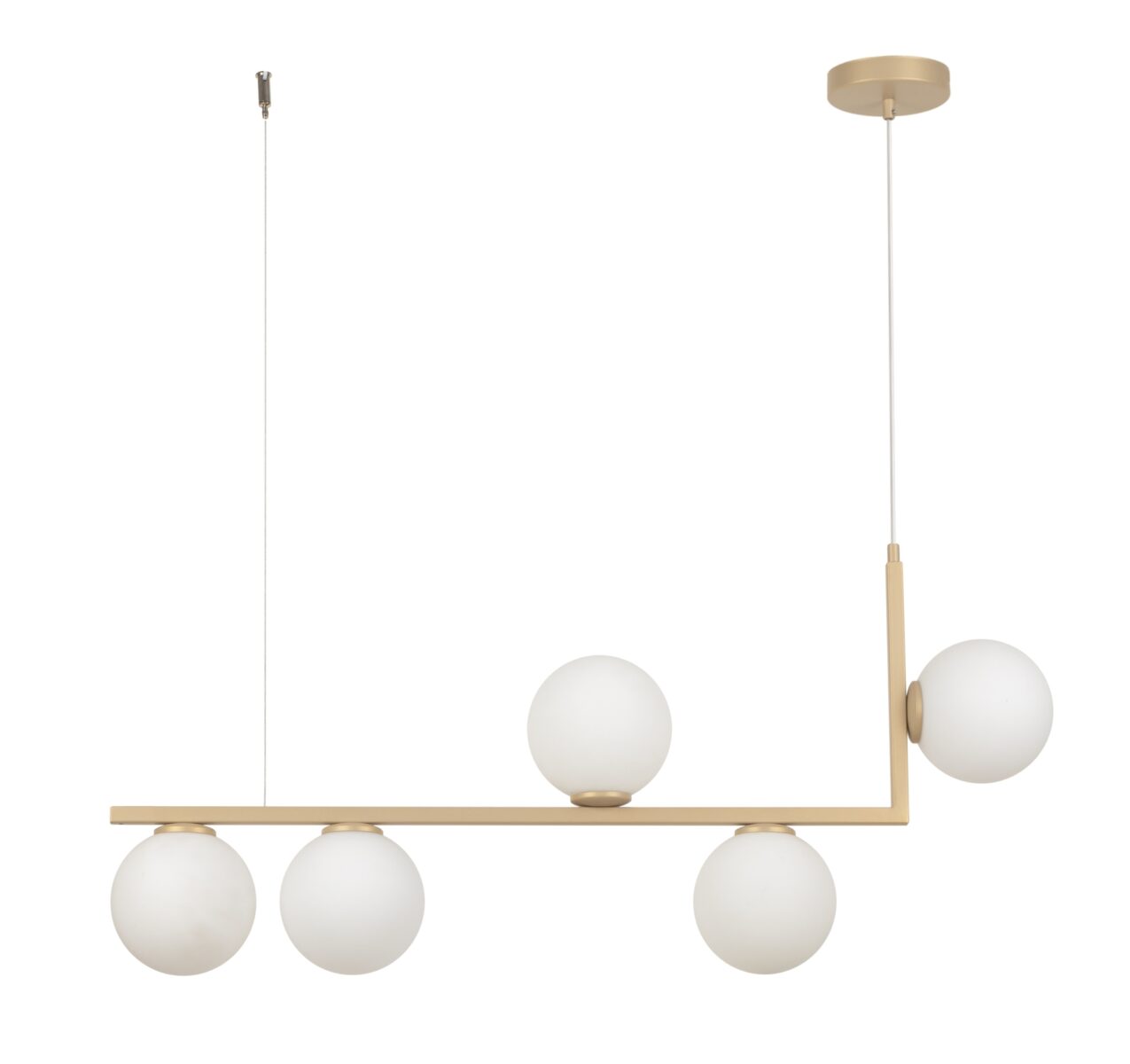 Lampa wisząca ANDY biało-złota Lampa wisząca ANDY biało-złota