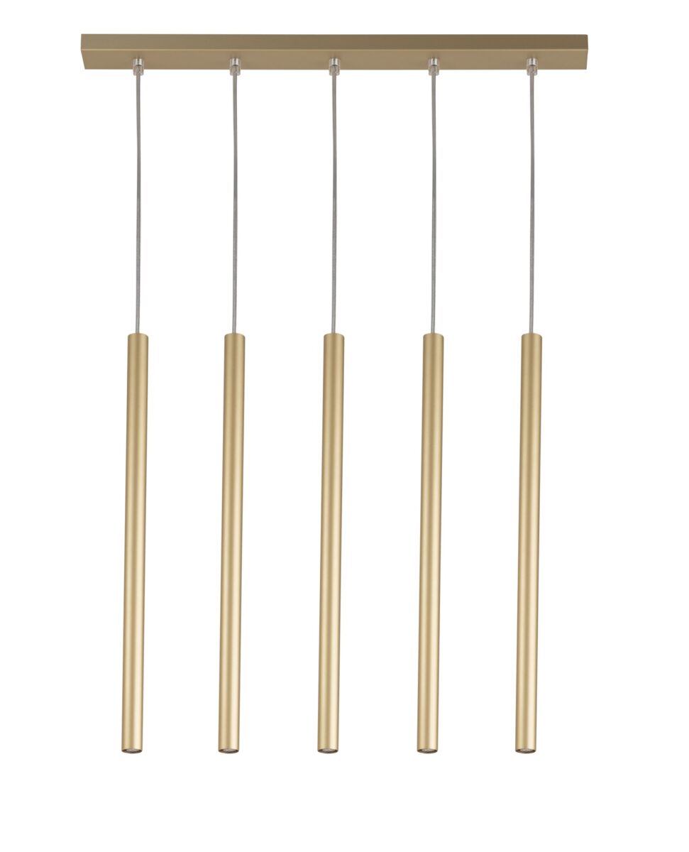 Lampa wisząca SOPEL 5 złota