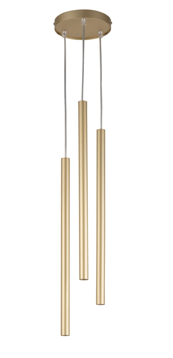 Lampa wisząca SOPEL 3 złoty