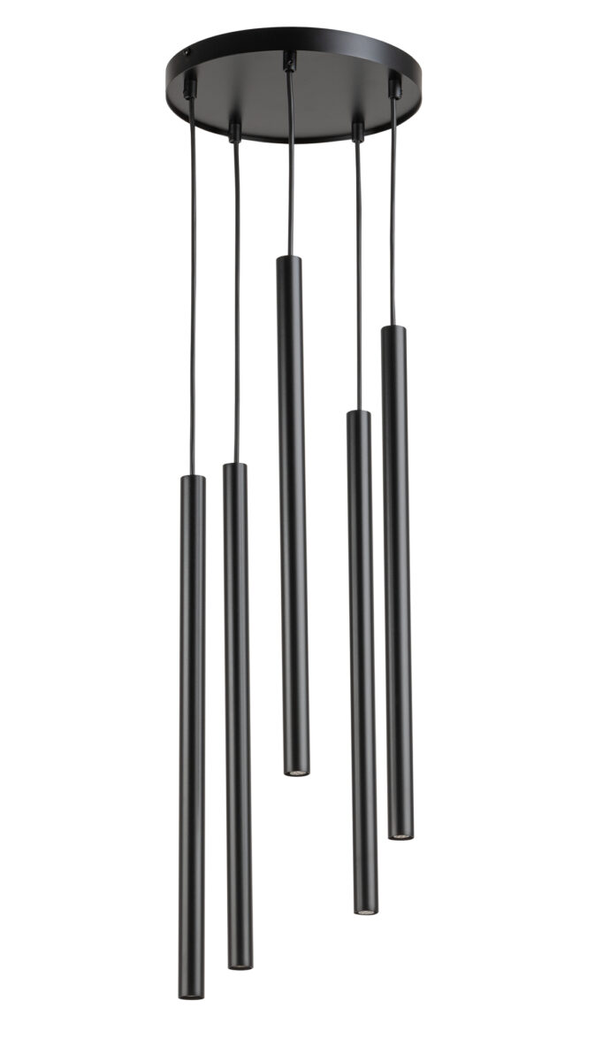 Lampa wisząca SOPEL 5 czarna