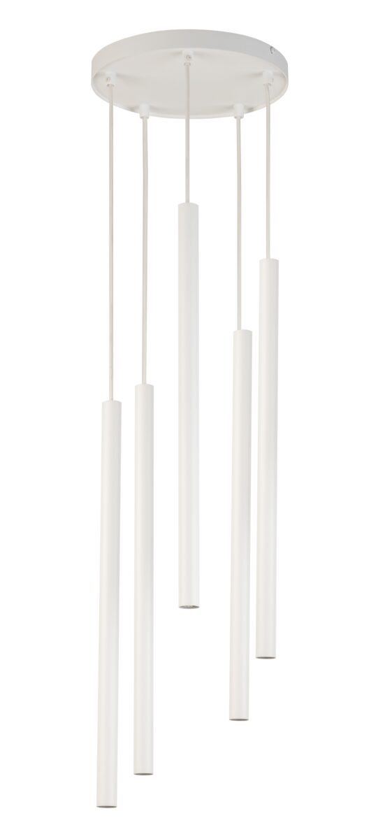 Lampa wisząca SOPEL 5 biała
