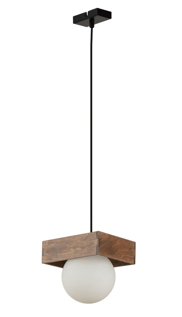 Lampa wisząca BLOOM 1 brązowa-czarna Lampa wisząca BLOOM 1 brązowa-czarna