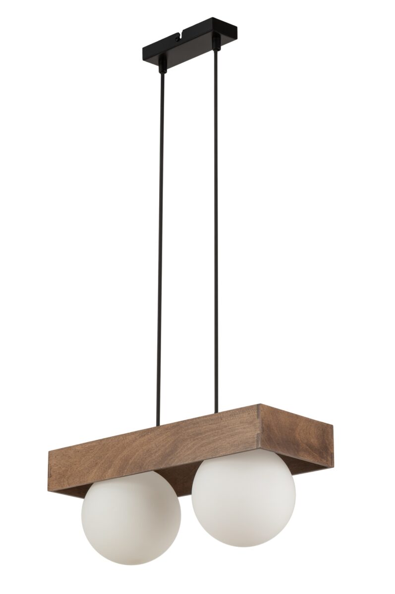 Lampa wisząca BLOOM 2 brązowo-czarna Lampa wisząca BLOOM 2 brązowo-czarna