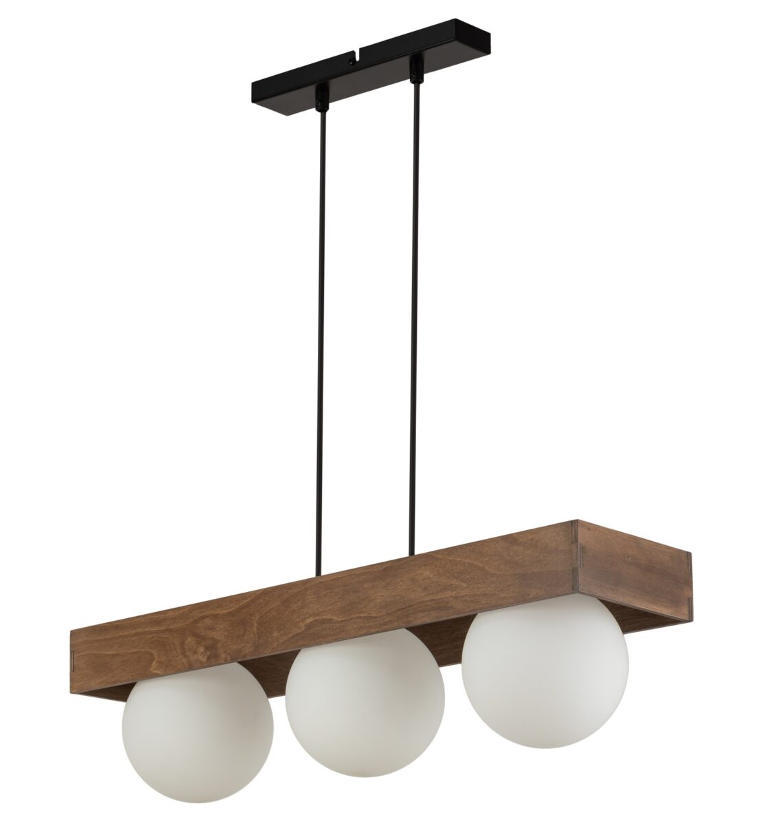 Lampa wisząca BLOOM 3 brązowo-czarna Lampa wisząca BLOOM 3 brązowo-czarna