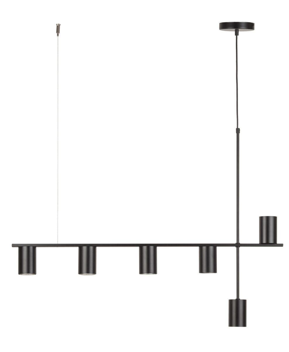 Lampa wisząca VENDO 6 czarna Lampa wisząca VENDO 6 czarna