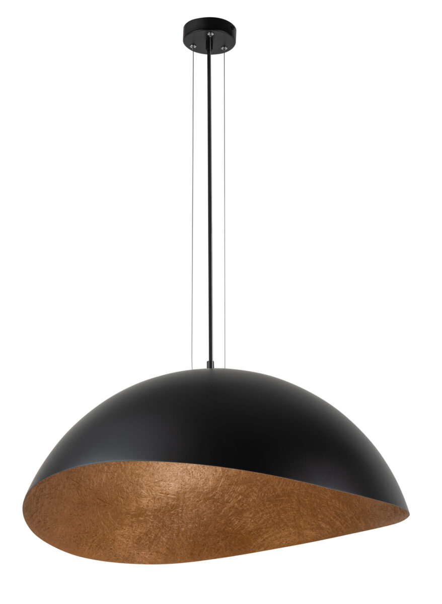 Lampa wisząca SOLARIS L czarno-miedziana Lampa wisząca SOLARIS L czarno-miedziana