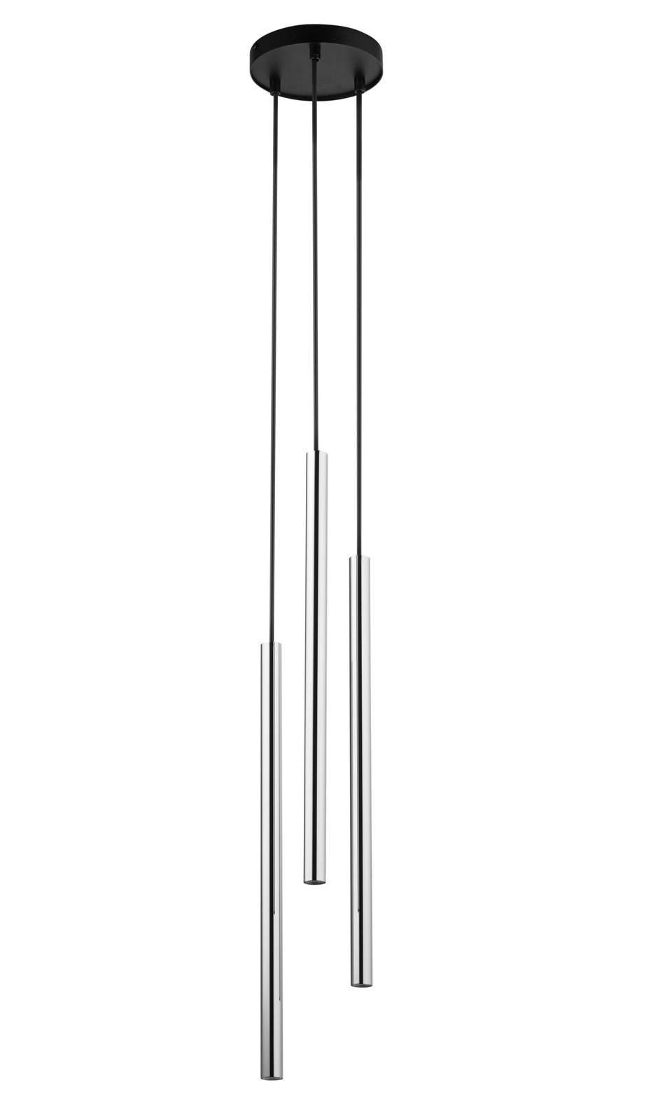 Lampa wisząca SOPEL LUX 3 czarno-srebrna Lampa wisząca SOPEL LUX 3 czarno-srebrna