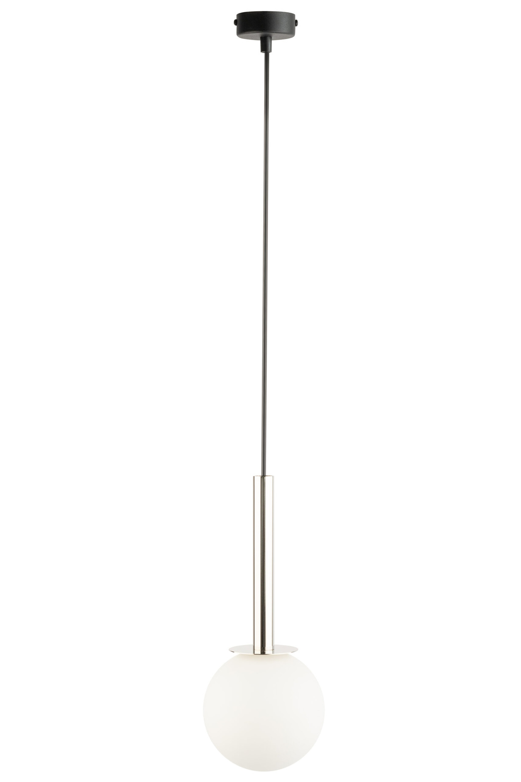 Lampa wisząca DAISY 1 czarno-srebrna Lampa wisząca DAISY 1 czarno-srebrna