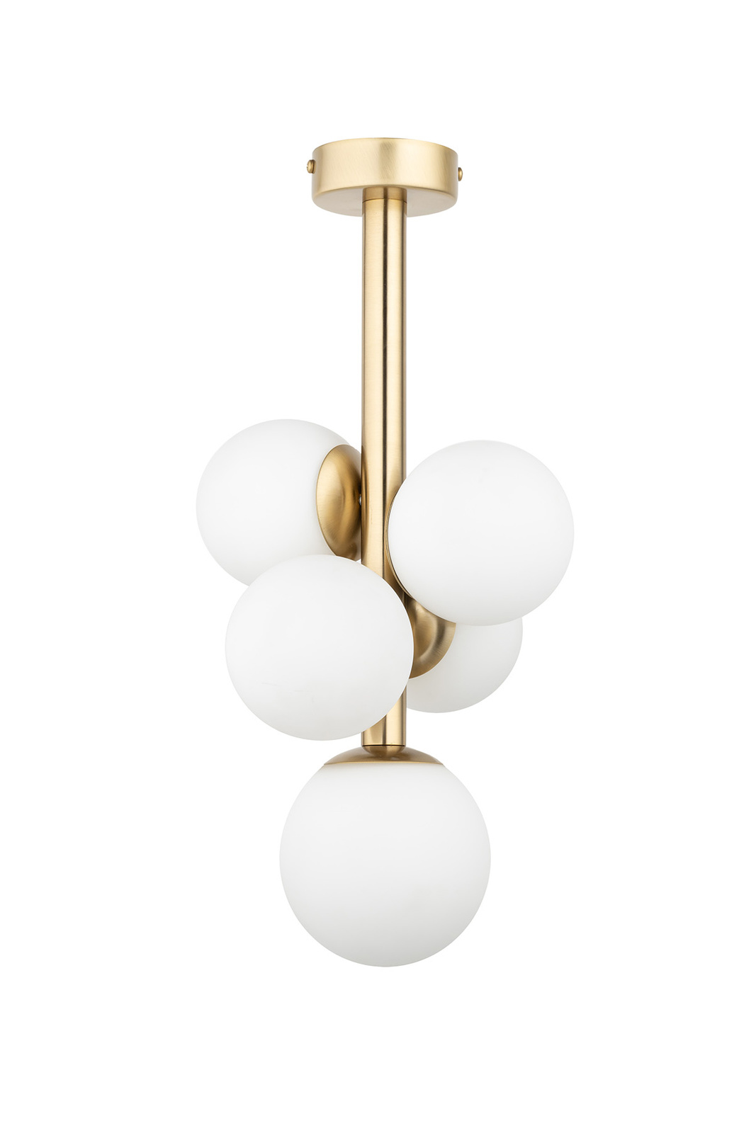 Lampa sufitowa PERLA LUX 5 biało-złota