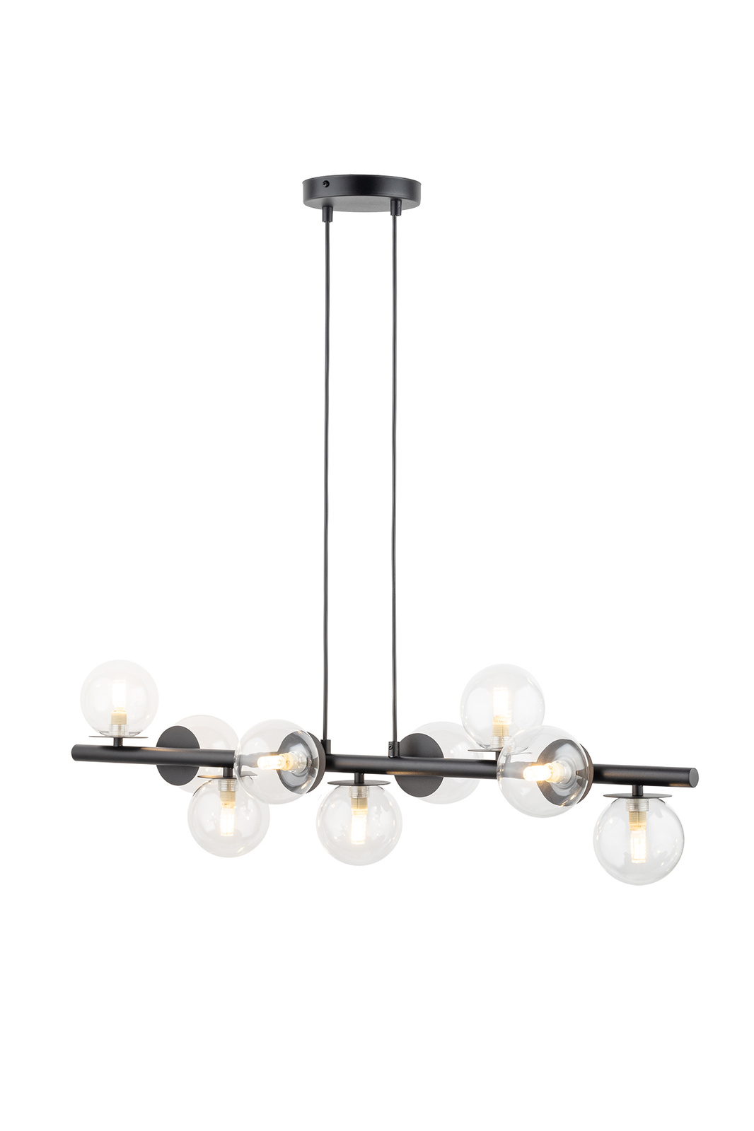 Lampa wisząca AVOLA 9 czarna