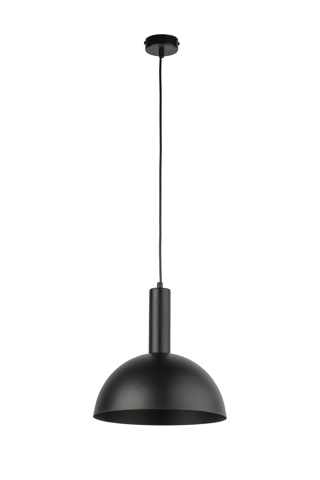 Lampa wisząca VITRUM M kopuła czarna