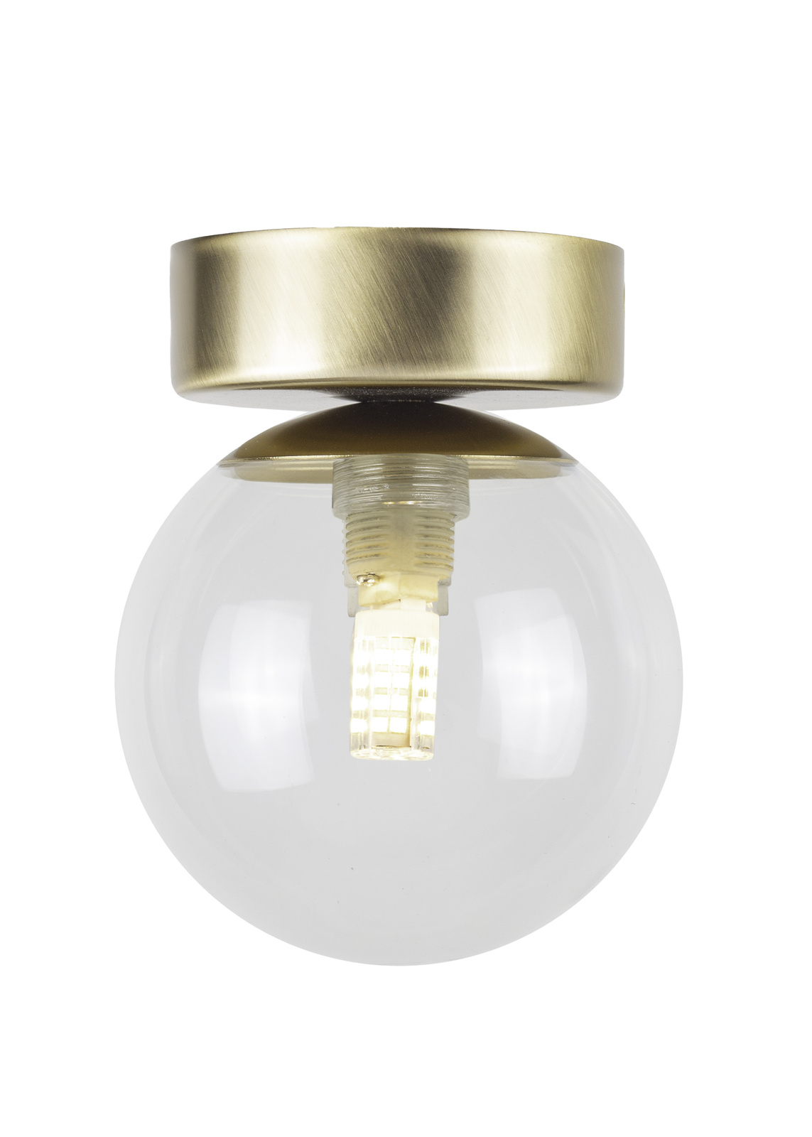 Lampa sufitowa/plafon PERLA LUX 1 złoty Lampa sufitowa/plafon PERLA LUX 1 złoty