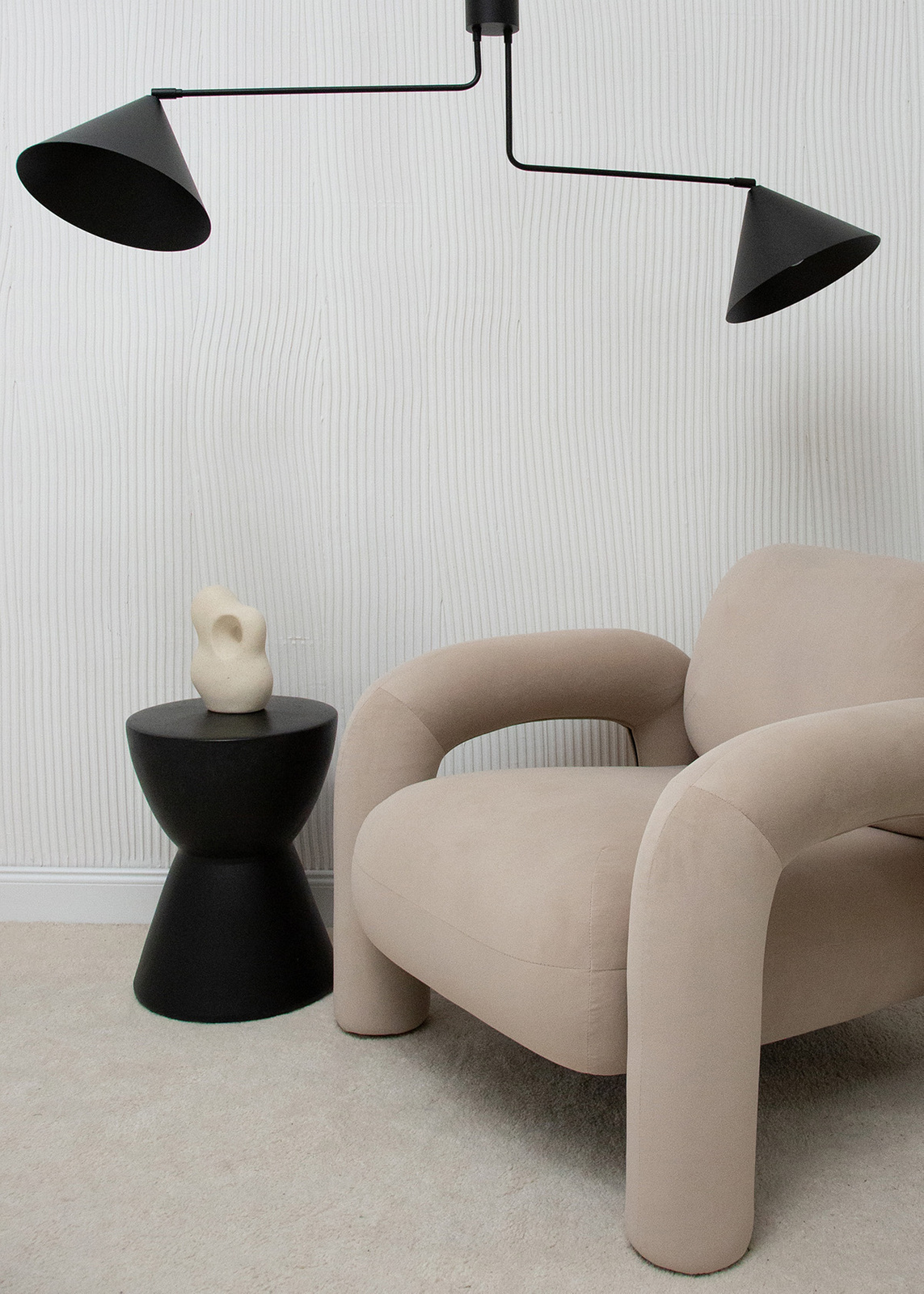 Lampa sufitowa/plafon MAGIC 2 czarny