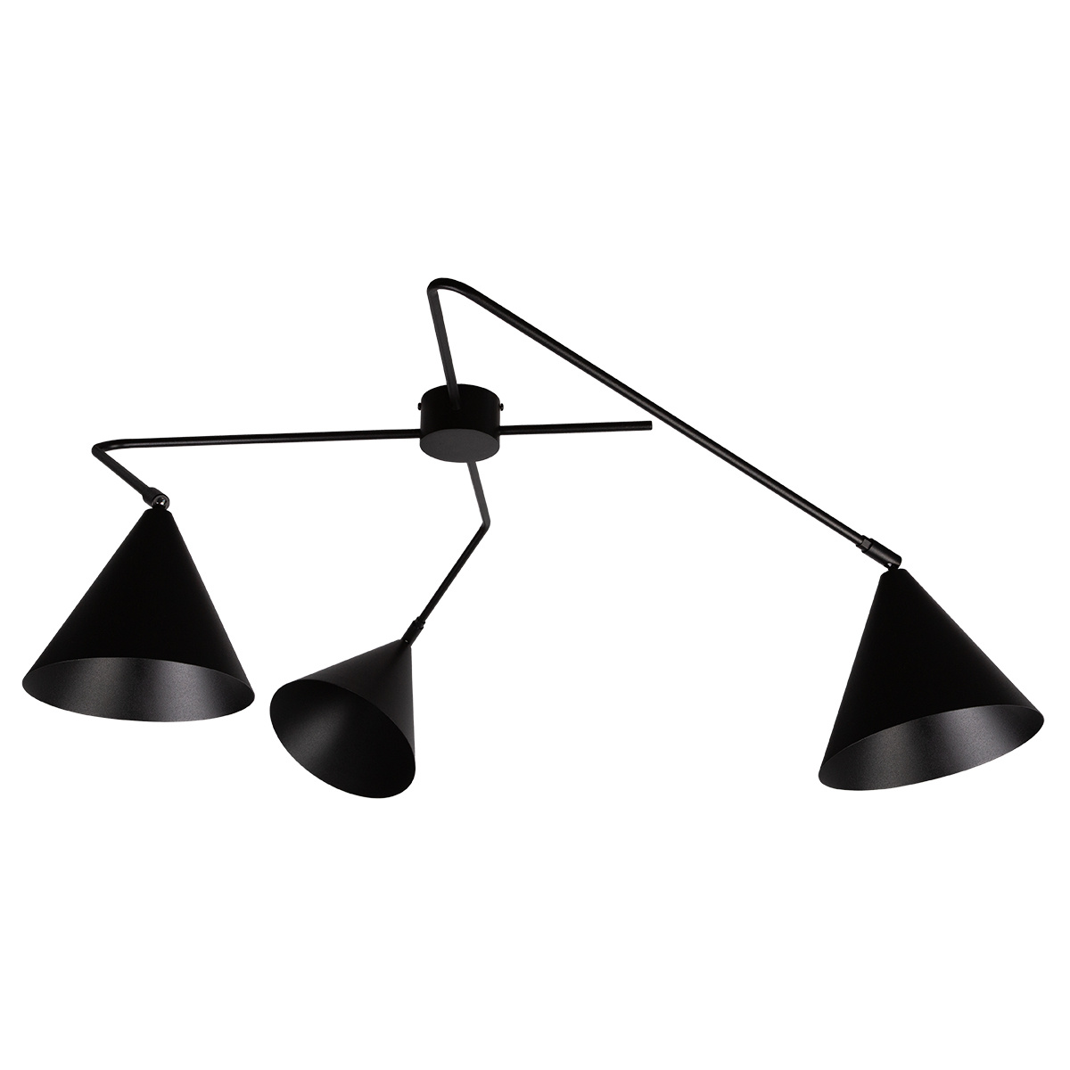 Lampa sufitowa/plafon GALAXY 3 czarny