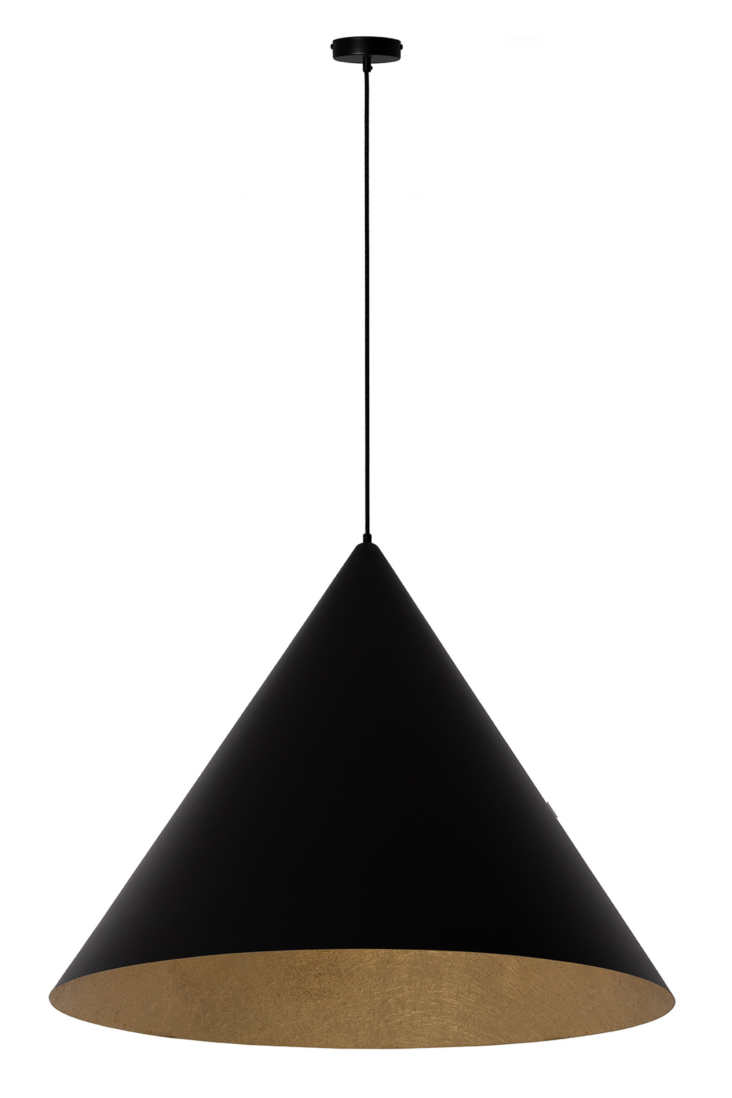 Lampa wisząca VESUVIO L czarno-złota