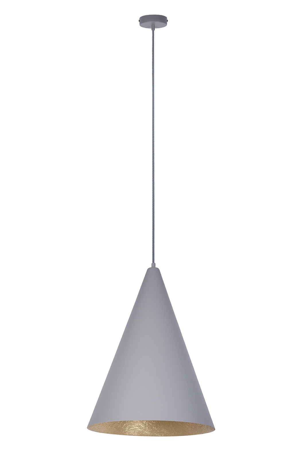 Lampa wisząca VESUVIO S szaro-złota Lampa wisząca VESUVIO S szaro-złota