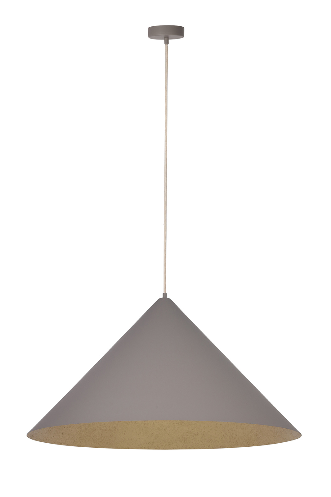 Lampa wisząca VESUVIO M taupe złota Lampa wisząca VESUVIO M taupe złota