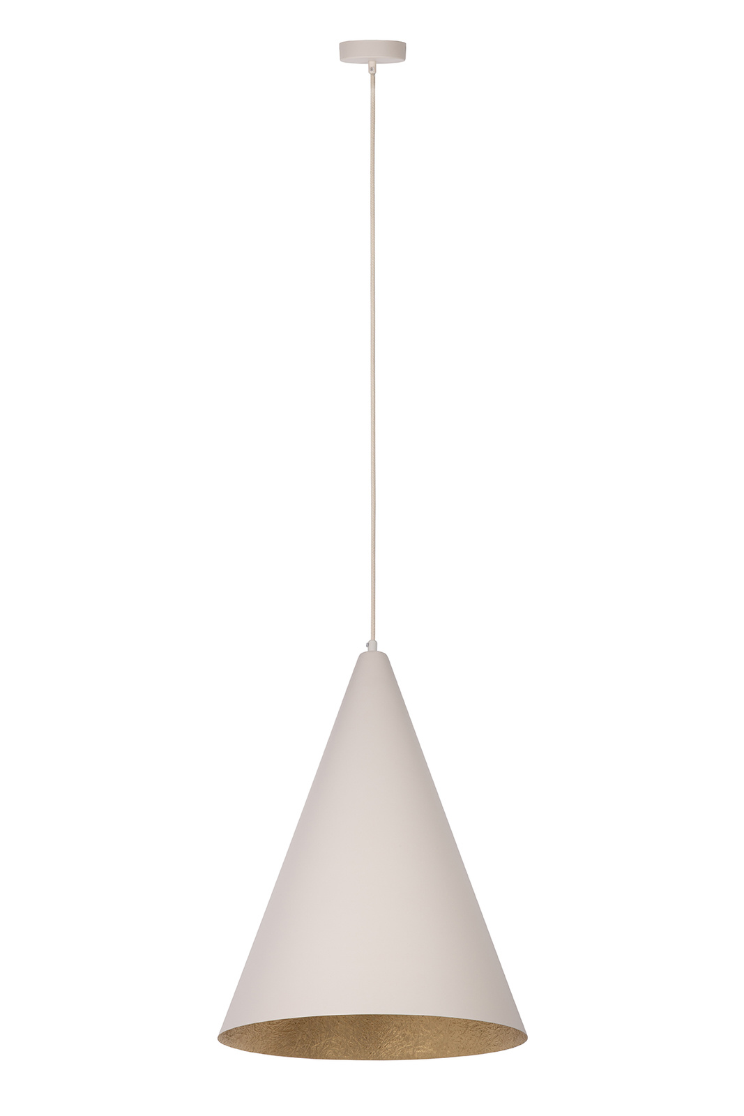 Lampa wisząca VESUVIO S beżowo-złota Lampa wisząca VESUVIO S beżowo-złota