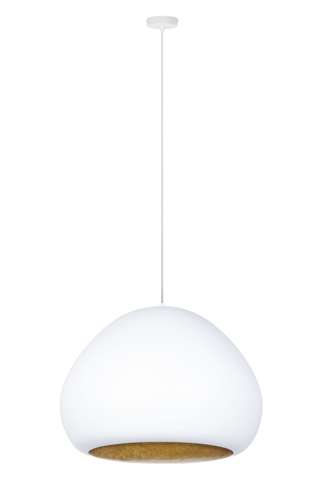 Lampa wisząca LAVA biało-złota Lampa wisząca LAVA biało-złota