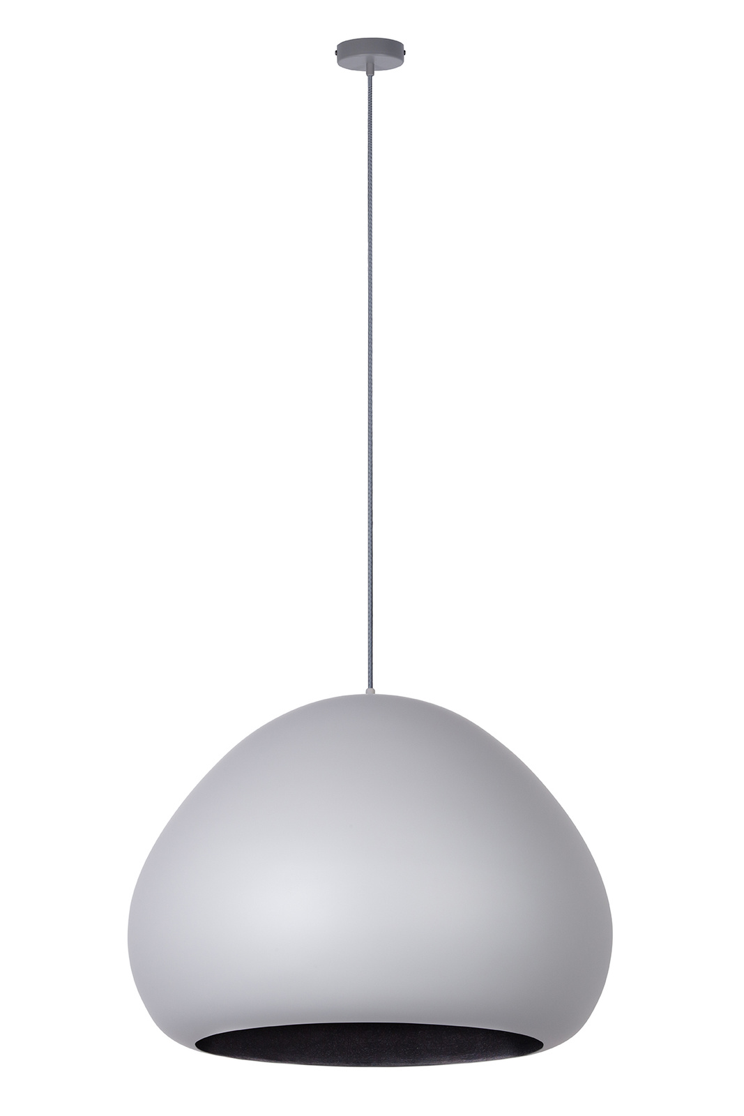 Lampa wisząca LAVA szaro-czarna