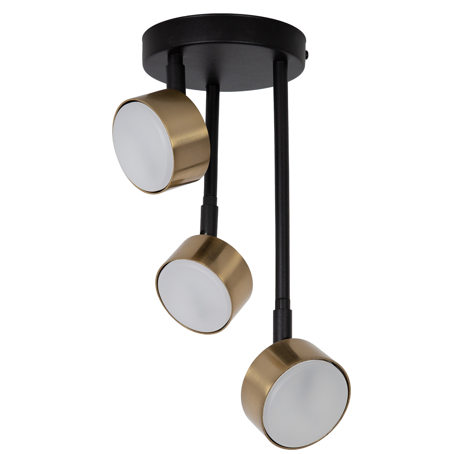 Lampa sufitowa/plafon NEMO 3 czarno-złoty Lampa sufitowa/plafon NEMO 3 czarno-złoty