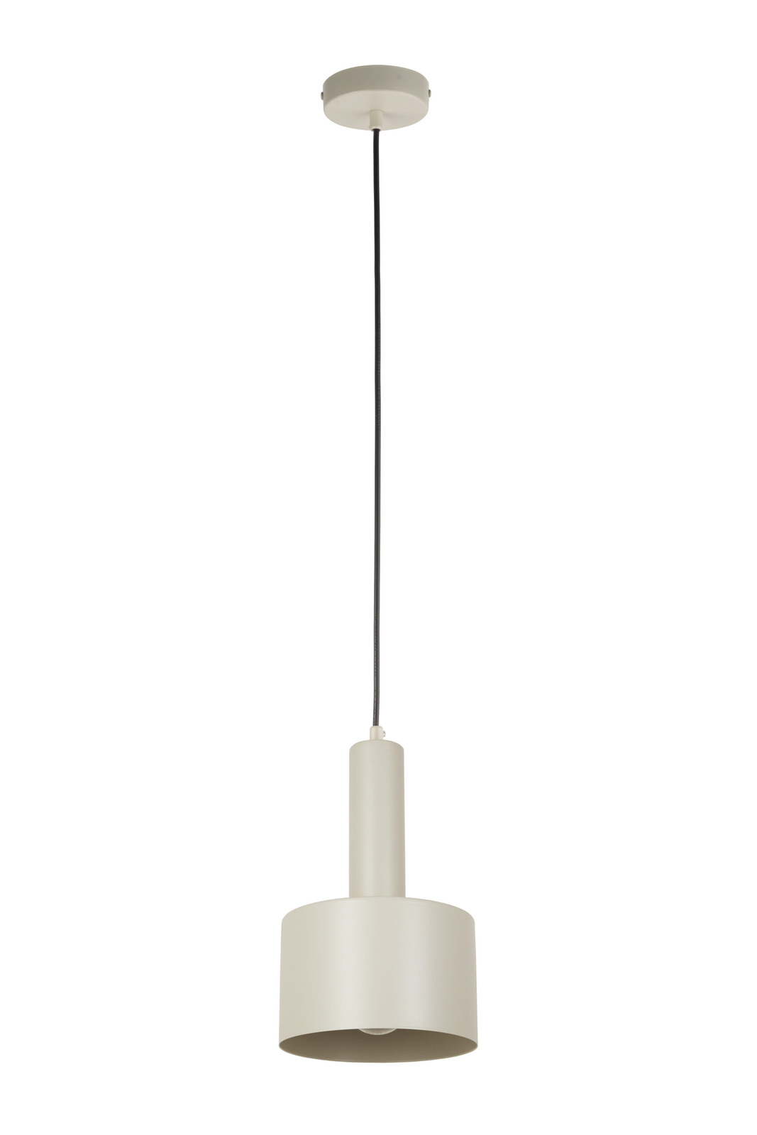 Lampa wisząca VITRUM walec szary beż