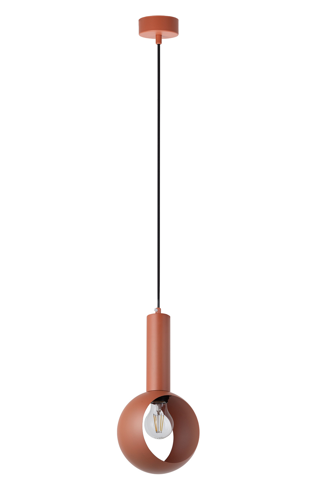 Lampa wisząca VITRUM ceglana