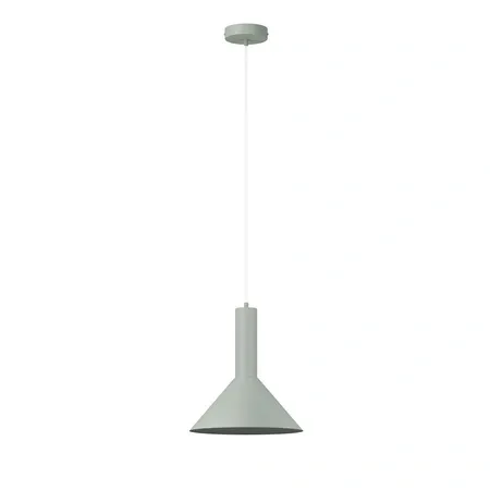 Lampa wisząca VITRUM stożek szałwia