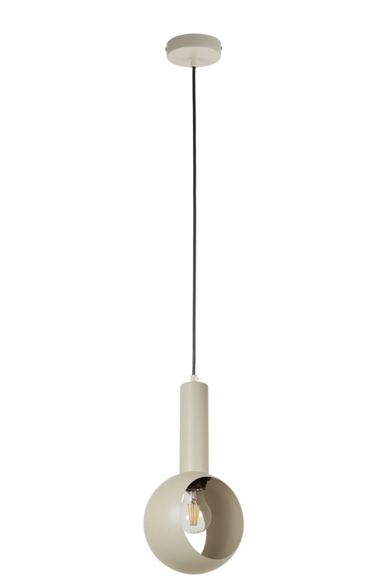 Lampa wisząca VITRUM oczko szary beż