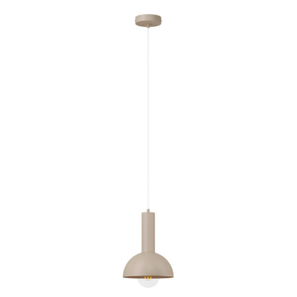 Lampa wisząca VITRUM kopuła S ciepły beż