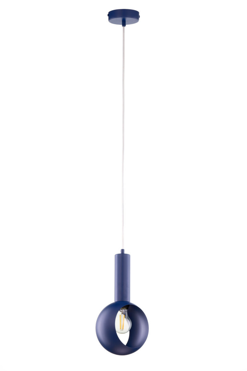 Lampa wisząca VITRUM oczko granatowy