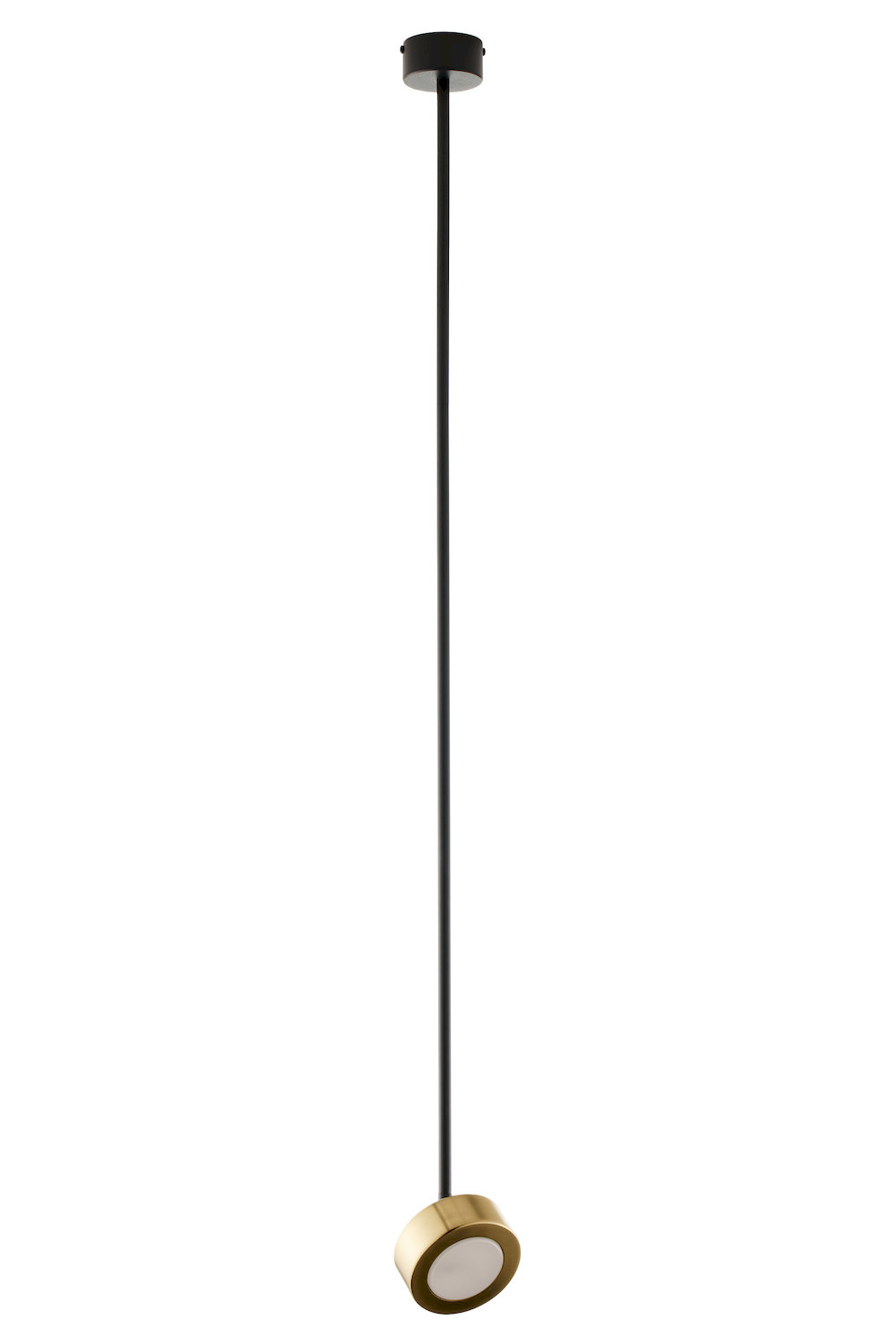 Lampa wisząca BAR 1 L 113 cm czarny złoty