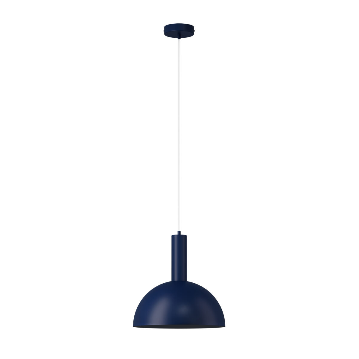 Lampa wisząca VITRUM kopuła M granatowy