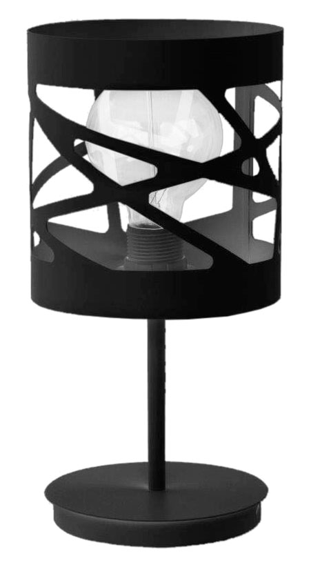 Lampa stołowa ażurowa MODUŁ FREZ czarna Lampa stołowa ażurowa MODUŁ FREZ czarna