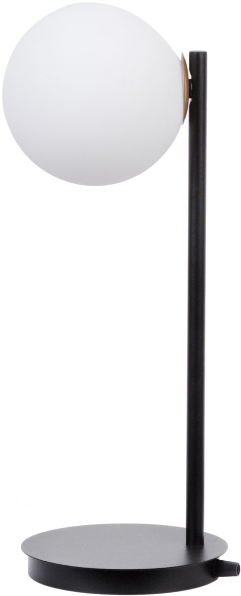 Lampa nocna GAMA biało-czarna