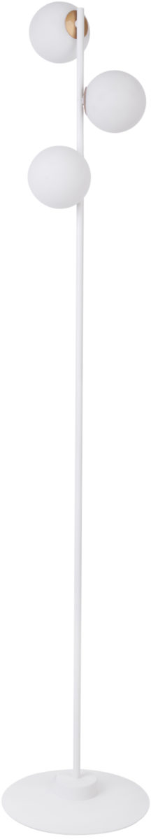 Lampa podłogowa GAMA 3 biało-złota