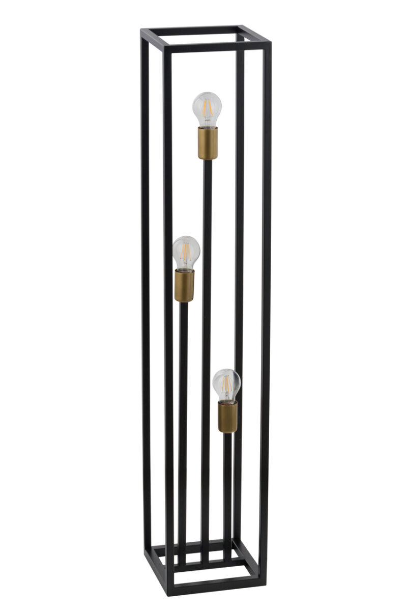 Lampa podłogowa VIGO czarno-złota Lampa podłogowa VIGO czarno-złota