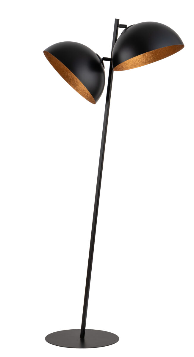 Lampa podłogowa SFERA czarno-miedziana Lampa podłogowa SFERA czarno-miedziana