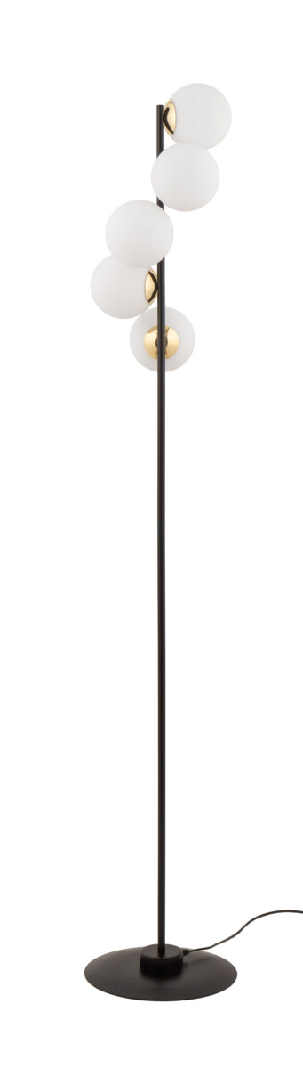 Lampa podłogowa PIANO 6 czarno-biała Lampa podłogowa PIANO 6 czarno-biała